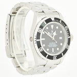 UNPOLISHED Rolex Sea-Dweller 16600 40mm Steel Black Automatic Watch BOX PAPERS