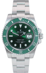 NEW 2020 STICKERS PAPERS Rolex submariner Hulk 116610LV Green Ceramic Watch