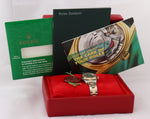 Ladies Rolex DateJust 79163 Steel 18k Gold Two Tone 26mm Tapestry Black Watch N8