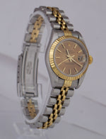 1998 Ladies Rolex DateJust 69173 26mm Two Tone NO HOLES PATINA Jubilee Watch