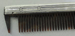 Antique Tiffany & Co. Sterling Silver & Plastic Comb