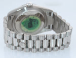 Rolex Day-Date President 18239 18K White Gold double quickset 36mm Silver Watch