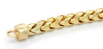Modern Men's Solid 14k Yellow Gold 4.35mm Franco Link Chain 24" Necklace 65.4 g