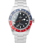 OPEN CARD Tudor Black Bay GMT Pepsi 41mm Stainless Black Date Watch 79830RB