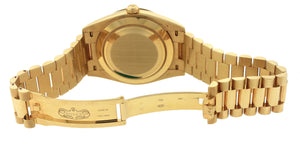 2016 Rolex Day-Date 40 Champagne Diamond 228348 18K Yellow Gold President Watch