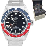 BRAND NEW Tudor Black Bay GMT Pepsi 41mm Stainless Black Date Watch 79830RB