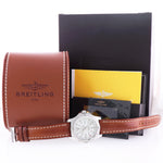 PAPERS Breitling Colt 41mm Steel White Date Automatic Dive Watch A17313 BOX