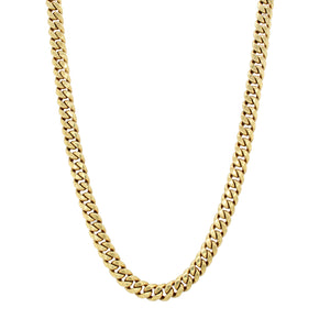 Modern Men's Solid 14k Yellow Gold 6.22 mm Curb Link Chain 24" Necklace 27.9g