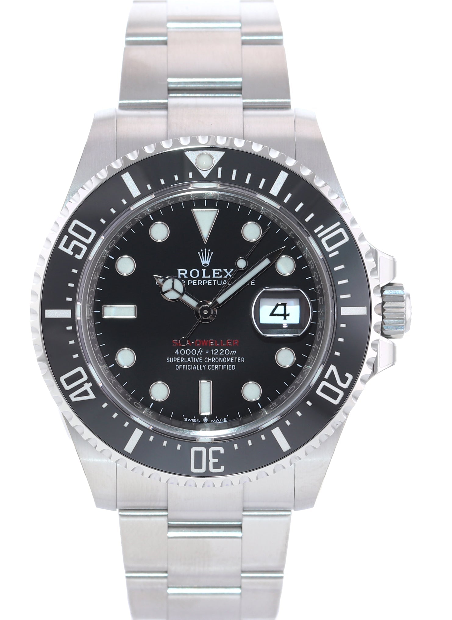 NEW March 2022 Stickers Papers Rolex Red Sea-Dweller 43mm 126600 Steel Watch Box