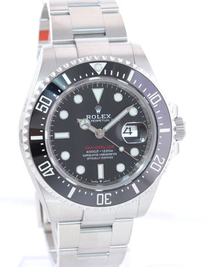 NEW March 2022 Stickers Papers Rolex Red Sea-Dweller 43mm 126600 Steel Watch Box