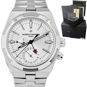 2021 Vacheron Constantin Overseas Silver Stainless 41mm Watch 7900V/110A-B333
