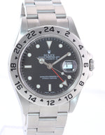 2005 PAPERS Rolex Explorer II Steel Black Dial 16570 40mm GMT SEL Watch Box