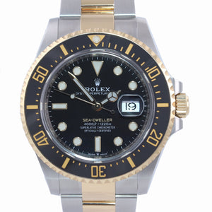 Copy of 2019-2021 STICKERS Rolex Sea-Dweller 43 126603 Two-Tone Yellow Gold Watch