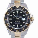 PAPERS MINT 2019 Rolex Sea-Dweller 43mm Two-Tone 18k Yellow Gold Watch 126603