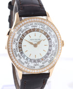 Patek Philippe World Time 7130R Rose Gold Diamond 36mm Watch Box
