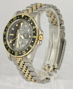 Vintage 1973 ORIGINAL Rolex GMT-Master Black Nipple 1675 Two Tone Gold Watch