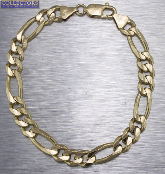 18K Yellow Gold and Platinum Men Horseshoe Bracelet – Prince Jewelers