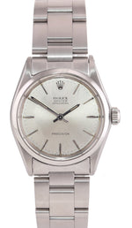 Vintage 1965 Rolex Oyster Precision 30mm Silver Dial Steel 6430 SpeedKing Watch