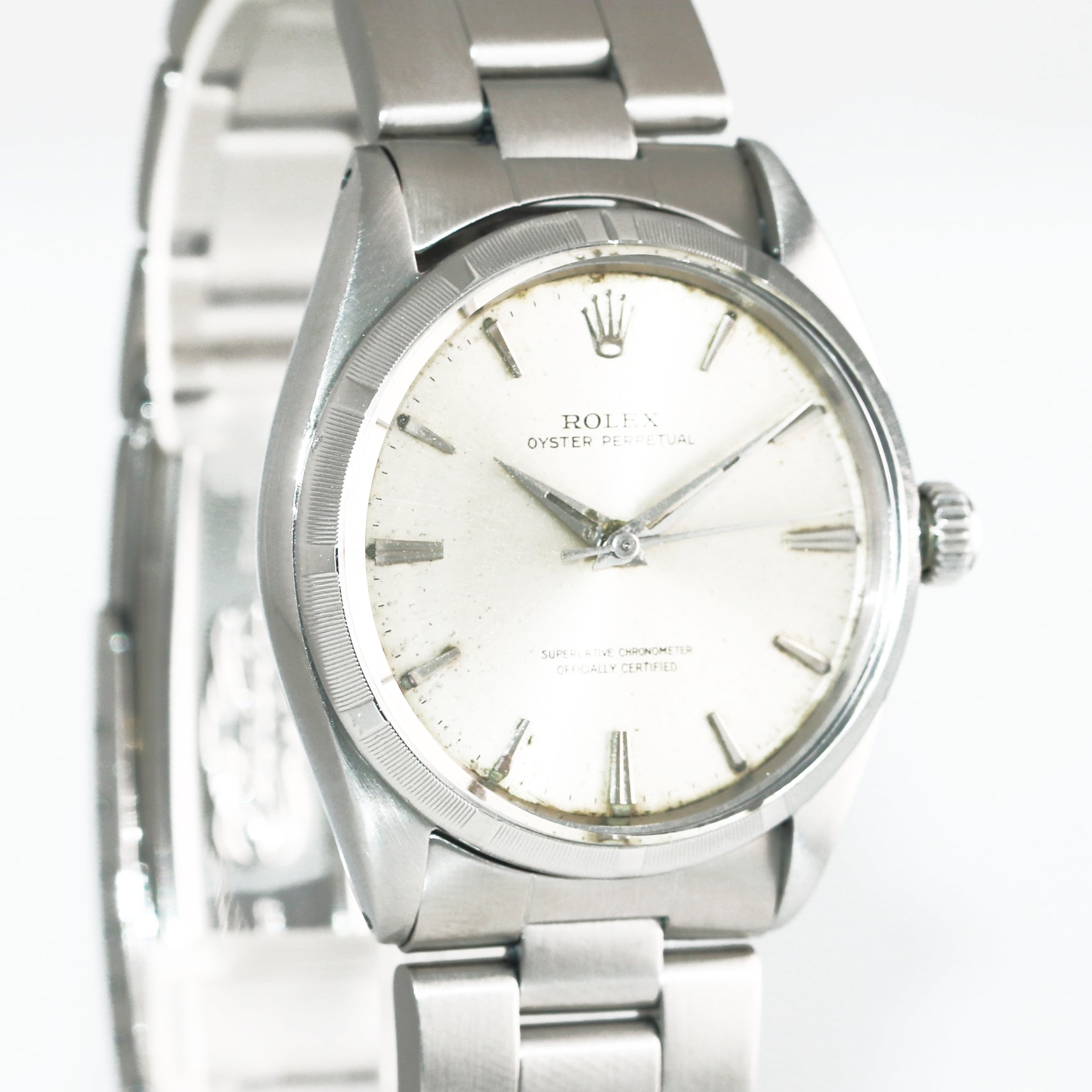 Vintage Rolex Oyster Perpetual 1003 Steel 34mm Watch