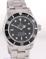2002 Rolex Sea-Dweller Steel 16600 Black Dial Date 40mm No Holes Watch Box