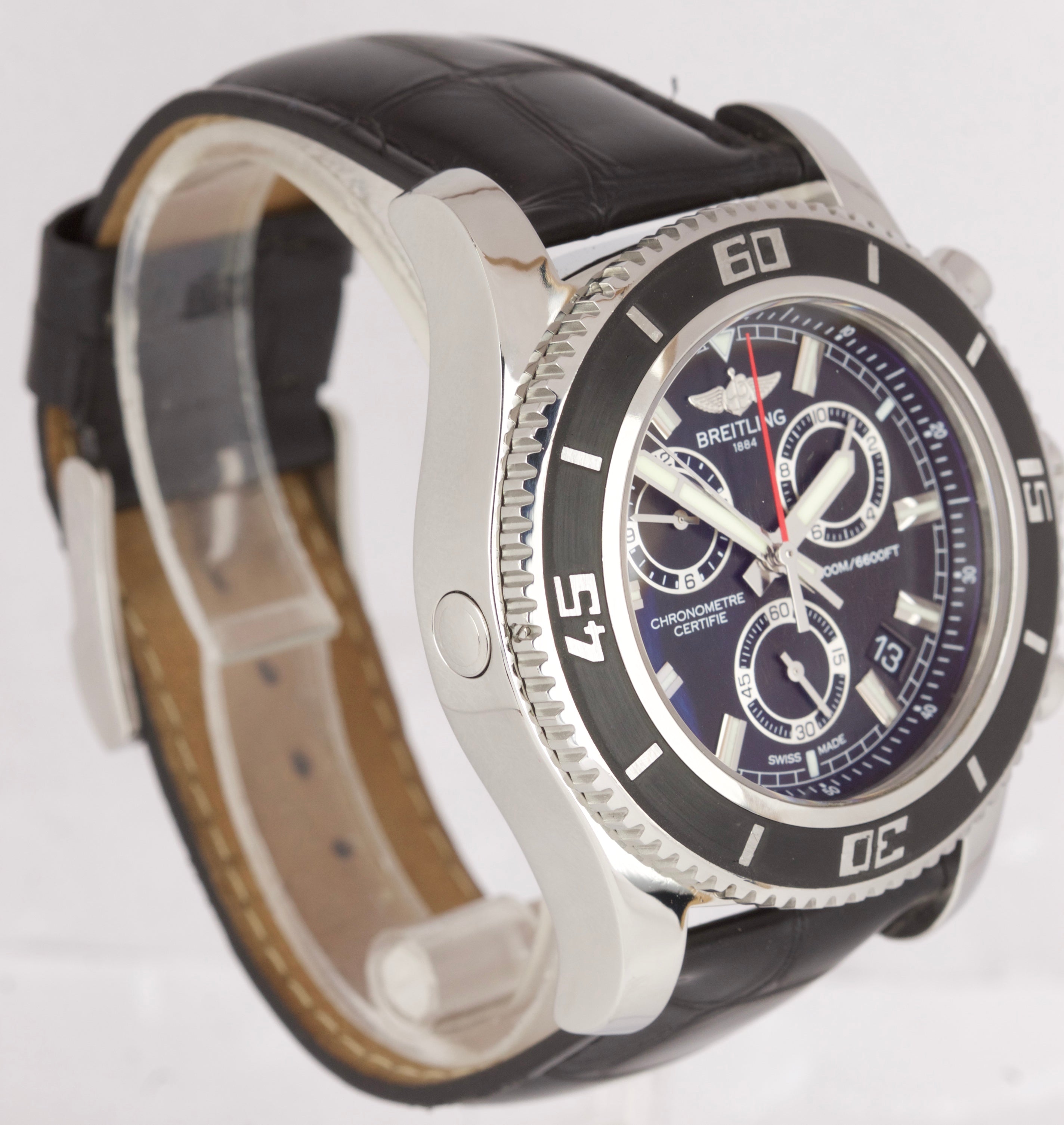 Breitling SuperOcean Chronograph M2000 Stainless Steel 46mm Quartz Watch A73310