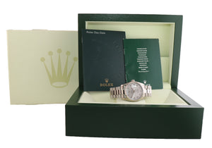 2007 Modern Buckle Rolex President Rhodium Roman Heavy 118239 White Gold Watch