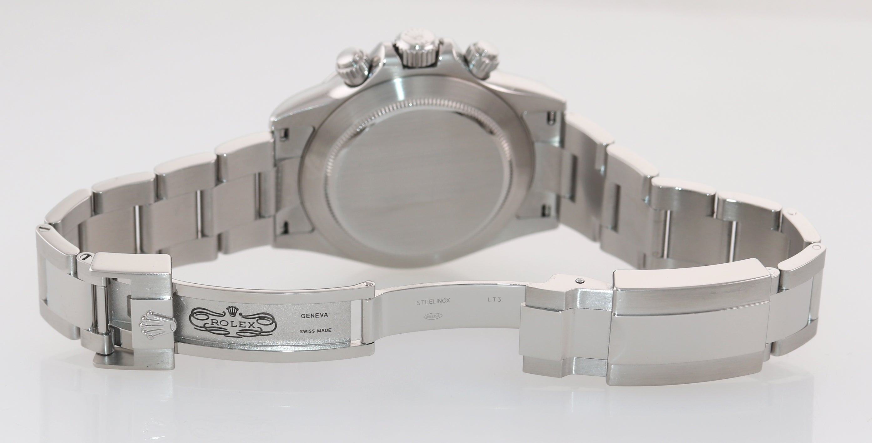 MINT 2011 Rolex Daytona 116520 White Steel New Style Fat Buckle 40mm Watch Box