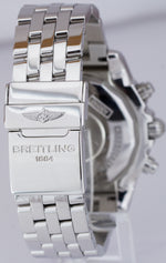 MINT Breitling Chronomat 44mm Stainless Blue 44mm AB0110 Chronometre Watch BP