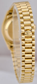 Rolex DateJust President 26mm Champagne Jubilee Diamond 18K Yellow Gold 69178