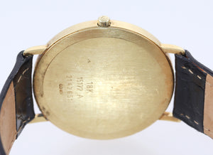 Baume & Mercier Classic Solid 18k Gold 33mm Quartz 15172A White Roman Watch