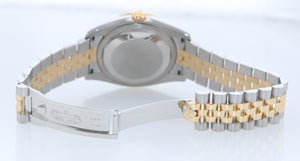 Rolex Date Just Super Jubilee 116233 MOP Diamond Two Tone Gold Watch Box