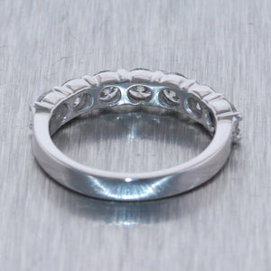 Vintage Estate Platinum 1ctw Diamond Wedding Band Ring
