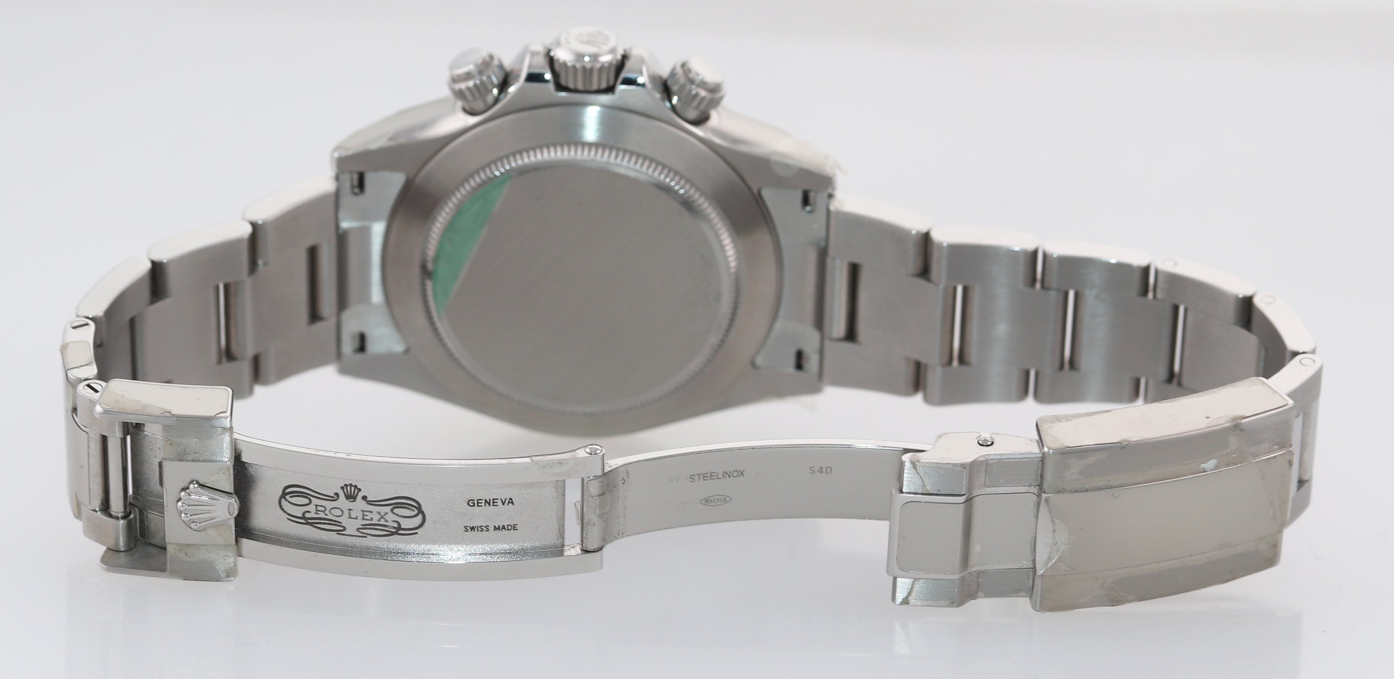 2012 NEW NOS PAPERS STICKERS Rolex Daytona Black 116520 Steel Watch Box