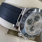 DEC 2021 UNWORN Rolex Daytona 18K White Gold Black Chronograph 40mm Watch 116519