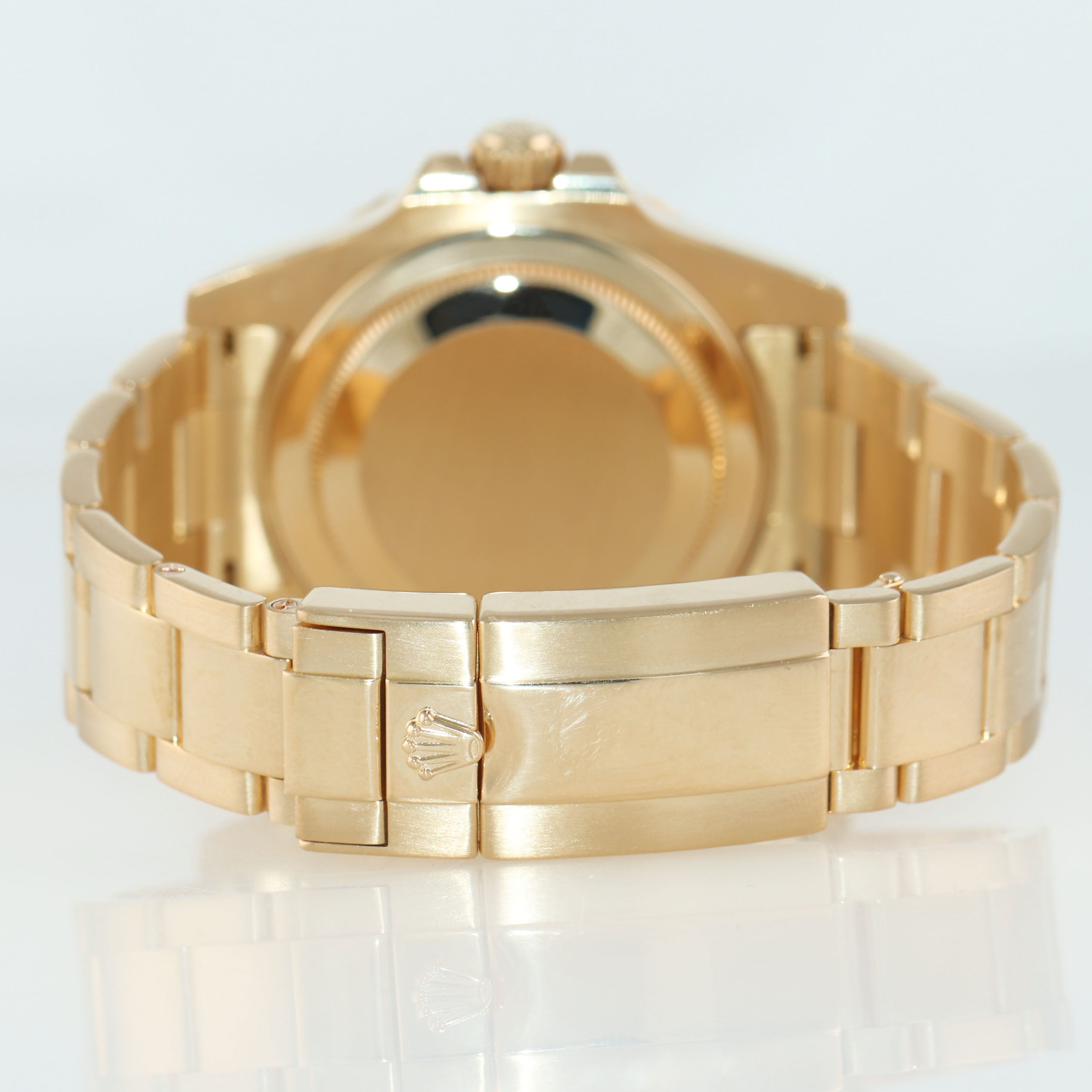MINT Rolex GMT-Master 2 Ceramic Black 116718 18k Yellow Gold 40mm Watch