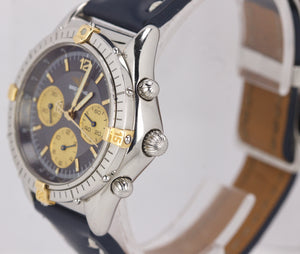 Breilting Windrider ChronoCockpit Two-Tone 18K Gold Steel Grey 37mm Watch B30011