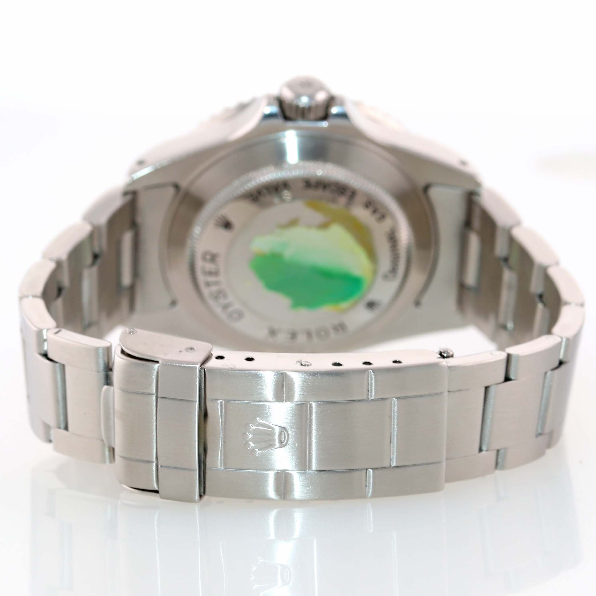 1997 PAPERS Rolex Sea-Dweller Steel Date 16600 40mm Date Black Diver Watch