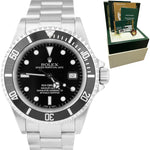 2008 Rolex Sea-Dweller 40mm Stainless Steel NO-HOLES CASE Black Watch 16600 B+P