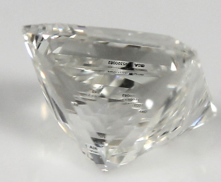 GIA Certified 0.96ct Loose Square Modified Brilliant Princess Cut Diamond I VS1