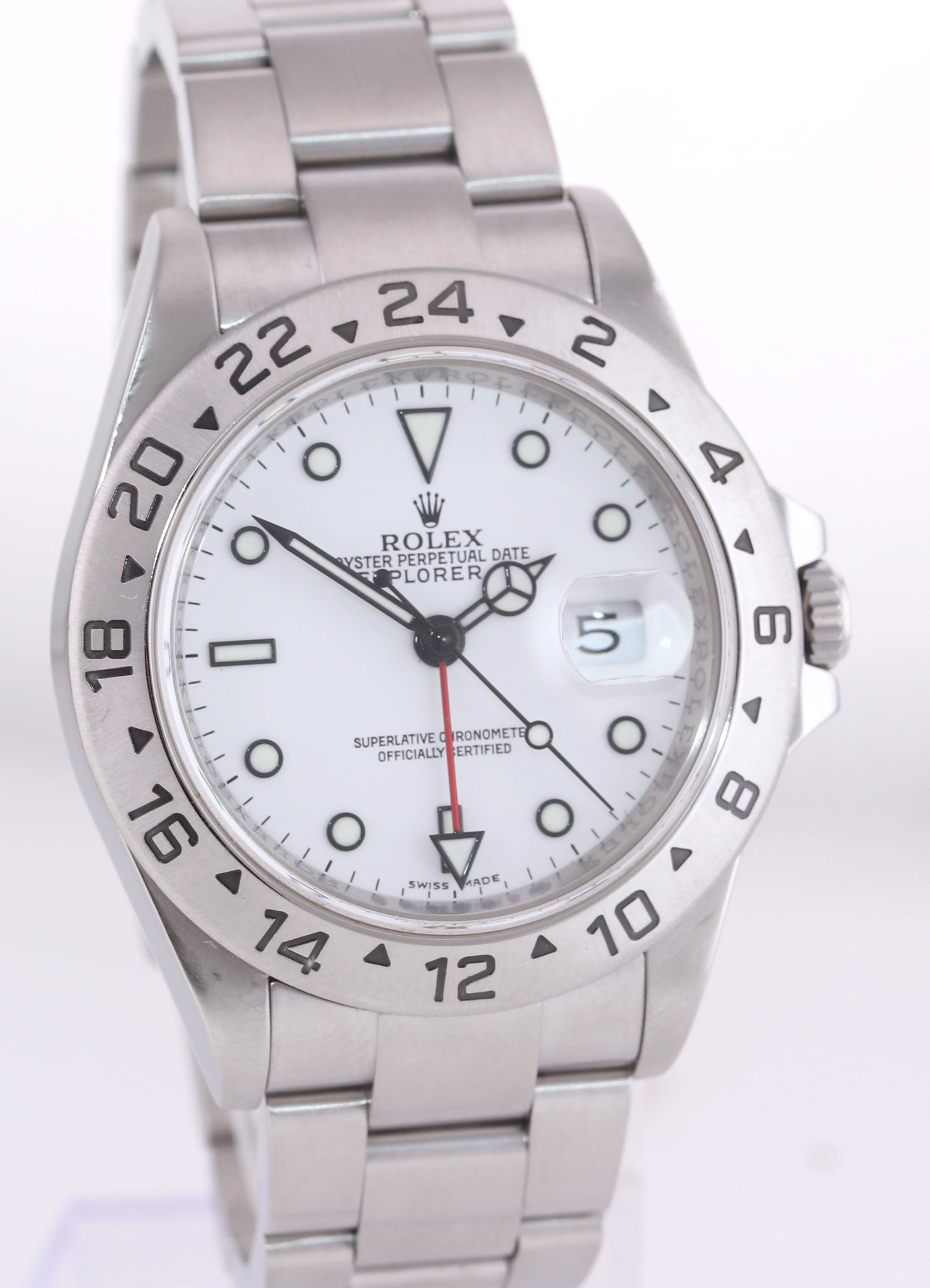 2008 ENGRAVED REHAUT Rolex Explorer II 16570 Polar 40mm Date 3186 Watch Box