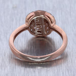 Kallati 14k Rose Gold "Heirloom" 0.50ctw Pink Sapphire & Diamond Ring