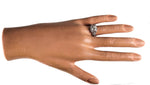 Ladies Antique Art Deco Platinum 2.12ctw Diamond Sapphire Engagement Ring EGL