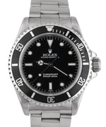2000 A SERIAL Rolex Submariner No-Date 14060 M SWISS ONLY Black Dive 40mm Watch