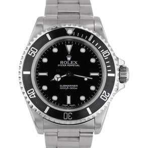 2003 UNPOLISHED Rolex Submariner No-Date 14060M SWISS MADE Black Dive 40mm Watch