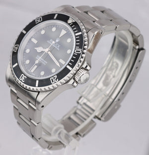 2003 UNPOLISHED Rolex Submariner No-Date 14060M SWISS MADE Black Dive 40mm Watch