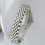 Ladies Rolex DateJust 26mm White Diamond 18K Gold Steel Jubilee Watch 179174