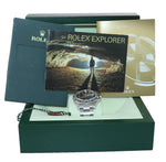 UNPOLISHED Rolex Explorer 16570 Steel Black GMT 40mm No Holes Watch Box