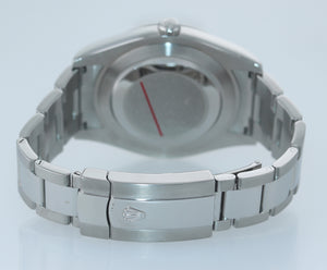 2015 MINT PAPERS Rolex DateJust II 116300 Blue Roman Dial Steel 41mm Watch Box
