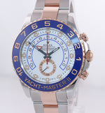 2018 Rolex Yacht-Master II 116681 Steel 18K Everose Gold Blue hands 44mm Watch