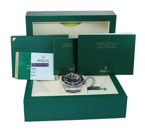2018 PAPERS Mark I Rolex Red Sea-Dweller 43mm 126600 Steel Watch Box